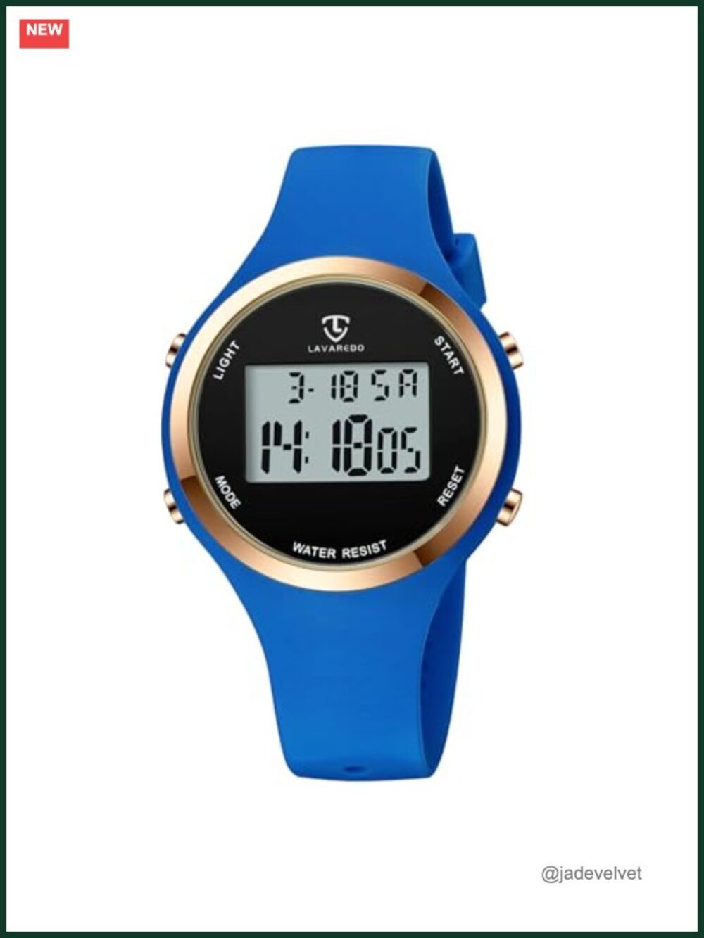 Digital Sports Watch Waterproof Chronograph Stopwatch Silicone Band
